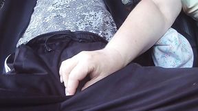 Stepmom pleasures my cock&#x1F346; in the car by the parking lot