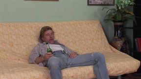 Depraved stepdad punishes his sexy stepdaughter