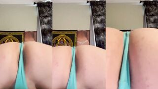 Erica Martini's big booty drilled hard in blue panty pillow