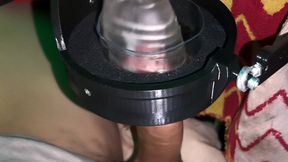 A Jerk-off Robot Tests the Stamina of a Large Penis.