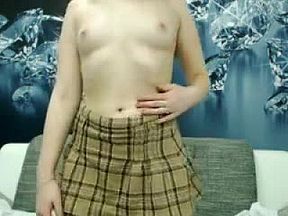 Smoking hot brunette toying tasty pussy in stockings 03