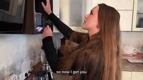 She seduced the obedient inspector with her deep throat and anal skills.