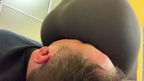 lifestyle femdom part 5 - spitting edition and armpit sniff, facesitting, rimjob