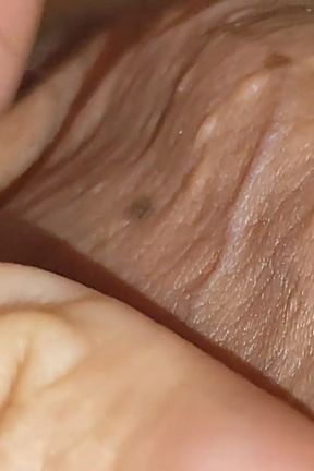 Extreme Close up of Stepdaddy's Widened Hole Rough.