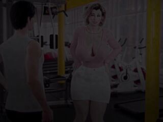 Lascivious mother I'd like to fuck Stepmom Sucks Stepson's Large Shlong After workout - CG Manga Game - Apocalust
