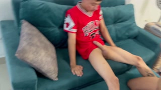 Mi little stepsister comes home from her summer camp and I give her the fuck of a lifetime.