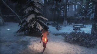 Rise of the Tomb Raider Nude Game Play [Part 05] New 2024 Hot Nude Sexy Lara Nude version-X Mod