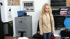 Tiny Teen thief splattered and ratted out by her girlfriend