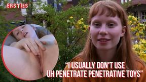 Ersties - Hot Redhead Plays With Her Wet &amp; Tight Pussy