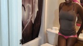 Paris pisses in her tiny shorts wmv