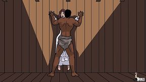 BBC Vampire fuck busty babe on a ship