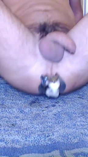 Inserting Toys up Me Through Huge Speculum and Cumming While My Hole Is Held Gaping Wide