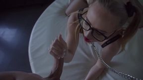 Innocent Chick With Pigtails Turns Into An Oiled Sex Slave