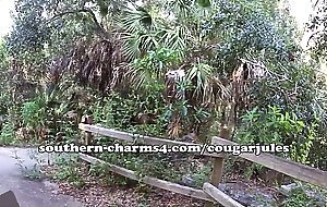 50y Cougar Jules Big Tits Public Masturbation