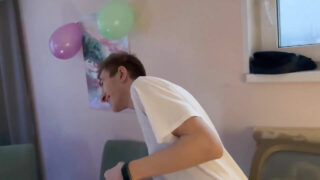 Amateur Russian hunk Ben Huller fucked raw in wild tattooed group sex orgy