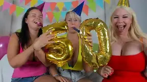 Wicked lesbian celebration with 50th show and hot webcam girls