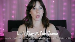 Lets Play A Fun Game