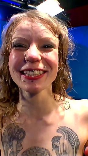 Cum!! Hard Blonde Swallowing Properly