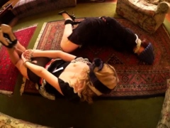Ariel Anderssen Maid Mistress Hogtied Together Bondage