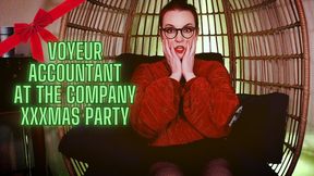 Voyeur Accountant At The Company XXXmas Party - MP4