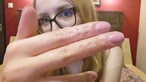 Masked Man Bites Pretty Girl’s Fingers - Deep Marks & Kinky Pain