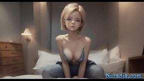 Busty Young AI Girl Loves Riding On A Fat Dick