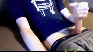 Twink's Webcam Masturbation Session