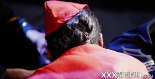 Giving Anna de Ville and Subil Arch good dose of cum in threesome