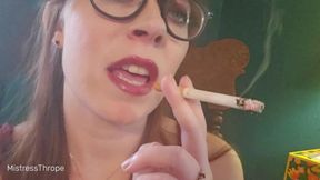 How long will you last when I blow smoke on your cock?