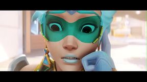 Tracer blowjob Hanzo