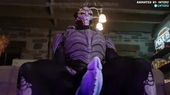 Turian Alien Cock and Ass Growth Animation