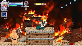 Dual Monster Seduction Overwhelms Girl in Bullet Requiem Hentai Thriller