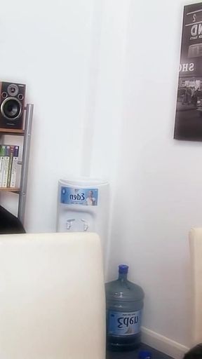Thrilling moment from &quot;Rough FFM Threesome - Huge Boobs Office Girls Diana and Laura Gold Fucked&quot;