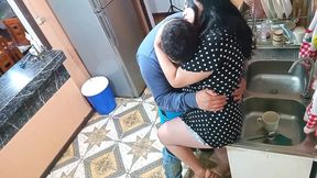Fucking Between Pots and Pans: a Hot Kitchen"