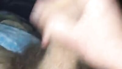 Lad films his first close-up video while stroking a dick