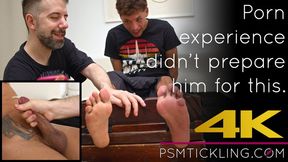 Tickle virgin Luka in the stocks 4K