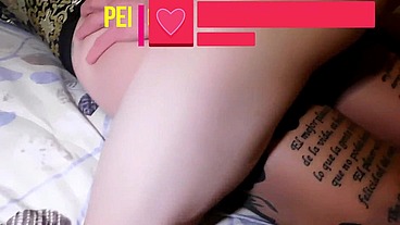 He invites me to his bed so I can cum inside his ass