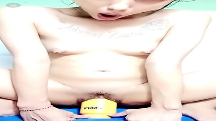 Botol Termos Menerobos Memek Masih Jos