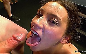Julie skyhigh gets dp anal and cums with bukkakes