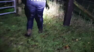 Wetting my blue jeans over and over again! Compilation.