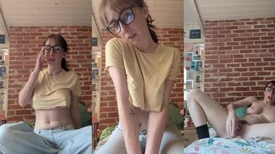 Best friend strips naked with her massive tits out and begs you to jerk off