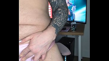 ftm guy cums in underwear with vibrator