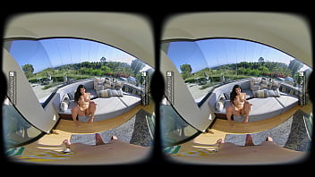 VR Bangers your brunette hot neighbor wants to fuck outdoors VR Porn