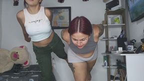 I hire a girl for my yoga classes and my farts leave me unable to concentrate, they are so wet and vibrant in my short leggings