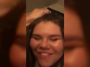 18 year old girl sucking a big cock