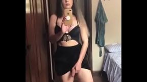 Linda Travesti se exibindo