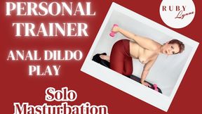 PERSONAL TRAINER STRETCHES MY ASSHOLE SOLO
