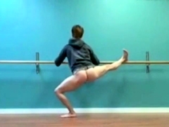 Male ballet practice (without tights!)