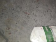 Slow Motion Cigarette Box Crush (half full). Trample under my dirty boots