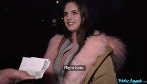 Czech Brunette Ignites Wild Passion with Boobs